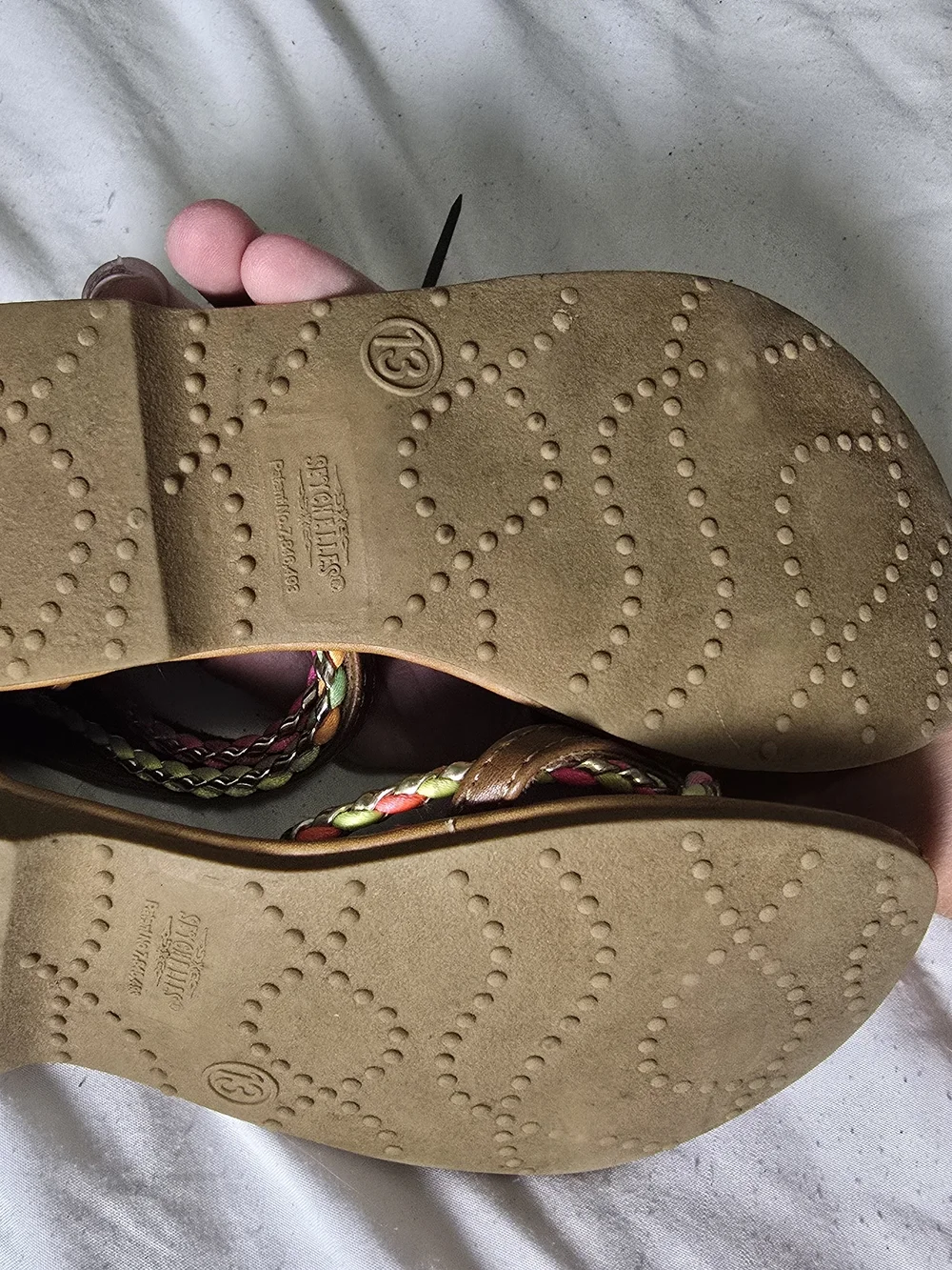 Seychelles Girls Brown Braided Sandals Size 13